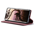 CASEME case for Huawei P30 Pro, Leather Wallet Case, maroon