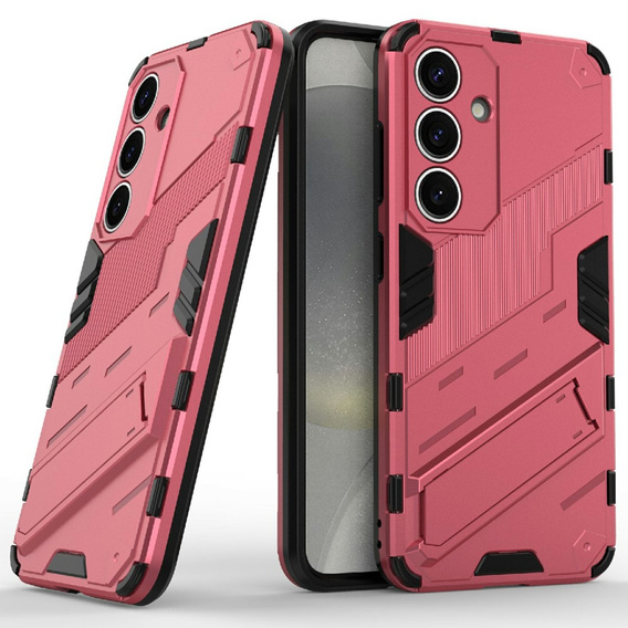 Case for Samsung Galaxy A56 5G, Military kickstand, pink