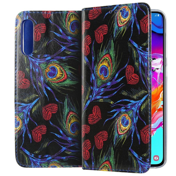Flip case for Xiaomi Mi 9 SE, Wallet, Peacock