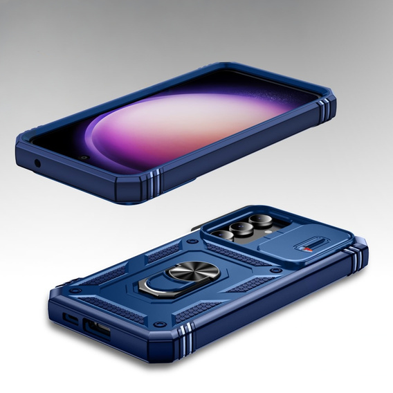 Case for Samsung Galaxy S23 FE, CamShield Slide, blue