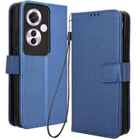 Flip case for Oppo Reno 11F 5G, Wallet Smart Magnet, blue