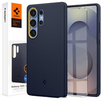 Spigen case for Samsung Galaxy S25 Ultra, Nano Pop MagSafe, dark blue + 9H tempered glass