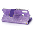 Flip case for Huawei P Smart 2019 / Honor 10 Lite, Glitter Mirror Wallet, purple