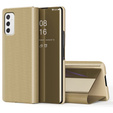 Case for Samsung Galaxy M52 5G, Clear View, gold