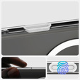 ERBORD Case with MagSafe for iPhone 16 Pro, active button, transparent + Screen Glass