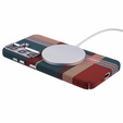 MagSafe's Samsung Galaxy S25+ Plus Case, Carbon Fiber, red / green