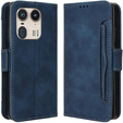Flip case for Motorola Edge 50 Ultra, Card Slot, dark blue