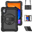 Armored Case for Lenovo Tab M11, protective 360 with stylus slot, black