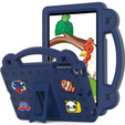 Children's case for iPad mini 7.9" 2019/2015/2014/2013/2012 (5/4/3/2/1 gen.), Cute Patterns, with stand, dark blue