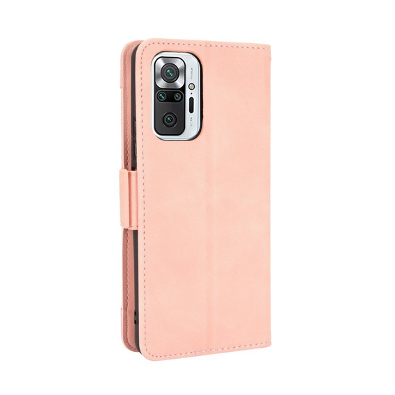 Flip case for Xiaomi Redmi Note 10 Pro, Card Slot, pink