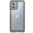 Case for Motorola Moto G84 5G, Fusion Hybrid, transparent / black
