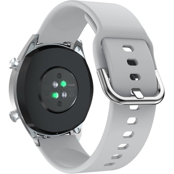 22mm Silicone strap with buckle for Huawei Watch GT / Watch GT2 - Grey