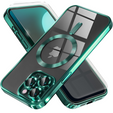 Case for iPhone 16 Pro Max, Electro MagSafe, green + Screen Glass
