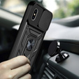 Case for iPhone XR, CamShield Slide, black