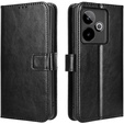 Flip case for Realme GT 7 / 7T, Crazy Horse Wallet, black