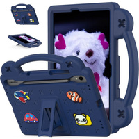 Children's case for Samsung Galaxy Tab S7/S8/S9, Cute Patterns, with stand, dark blue