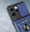 Armoured case for Oppo Reno 14F, with camera protection, with stand, blue