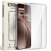 2x ERBORD 9H Hard Glass Tempered Glass for Oppo Find X9 Pro