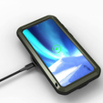 Love Mei Case for Samsung Galaxy S23, armored with glass, green