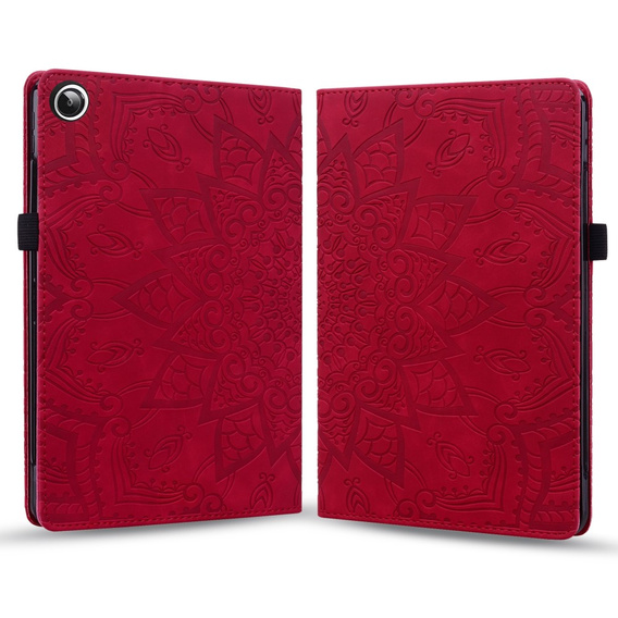 Flap case for Lenovo Tab M11, flower, red