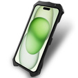 Armored case for iPhone 15 Plus, Aluminum Alloy, black