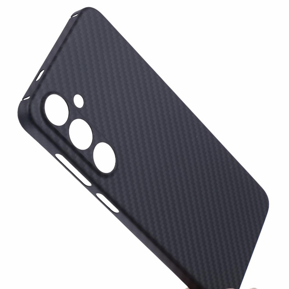 Case for Samsung Galaxy S24 FE, Aramid Fiber Cover, black