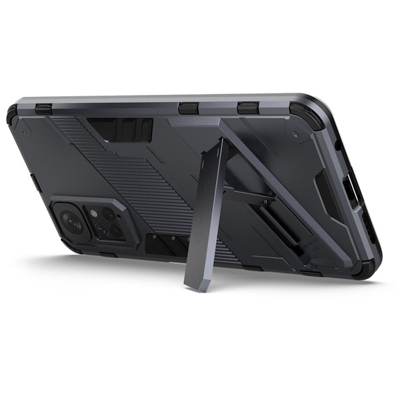 Case for Xiaomi Redmi Note 11/11S, Military kickstand, blue
