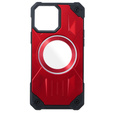 Case for iPhone 14 Pro, Heavy Duty, for MagSafe, red