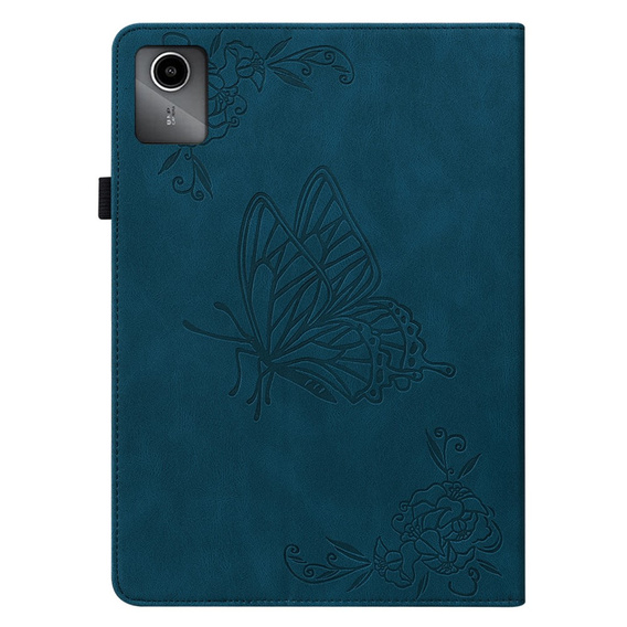 Case for Lenovo Tab M11, Butterfly, dark blue