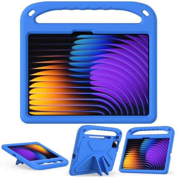 Children's case for Xiaomi Pad 7 / 7 Pro, with handle, blue