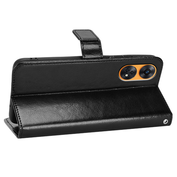 Flip case for Oppo Reno8 T, Wallet, black