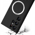 Case for Samsung Galaxy S21 Ultra, Magsafe Slim Carbon, black