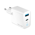 45W GaN mains charger USB-C + USB