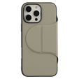 X-LEVEL Case for iPhone 16 Pro, Magnetic Card Holder, grey