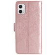 Flip case for Motorola Moto G73 5G, Mandala Flower, pink rose gold