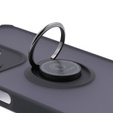 Case for Infinix Hot 30i, Frosted Ring, black