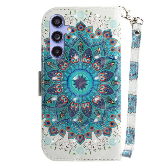 Flip case for Samsung Galaxy A35 5G, Wallet, Mandala Flower