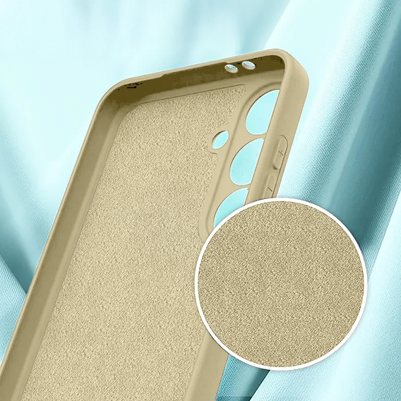 Case for Samsung Galaxy A56 5G, Silicone Lite, beige