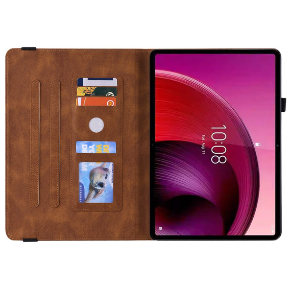 Case for Lenovo Tab M11, Butterfly, brown
