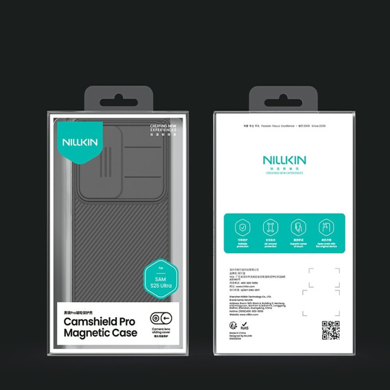 Nillkin Case for Samsung Galaxy S25 Ultra, CamShield Pro MagSafe, black