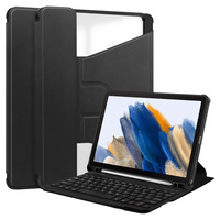 Keyboard case for Samsung Galaxy Tab A9+, Rotary 360° Leather, black