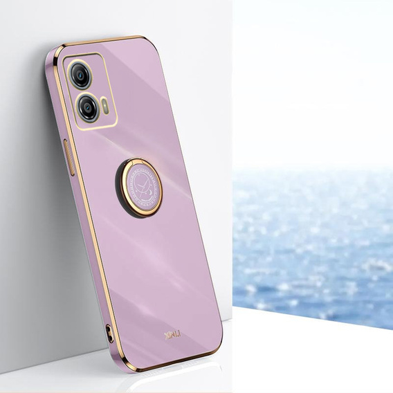 Case for Motorola Moto G53 5G, Electro Ring, purple