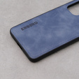Case for Samsung Galaxy A53, ERBORD Business, with metal plate for car mounts, blue