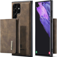 Case for Samsung Galaxy S23 Ultra, DG.MING 2in1, brown