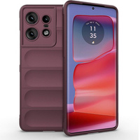 Case for Motorola Edge 50 Pro 5G, Gaming Shockproof, maroon