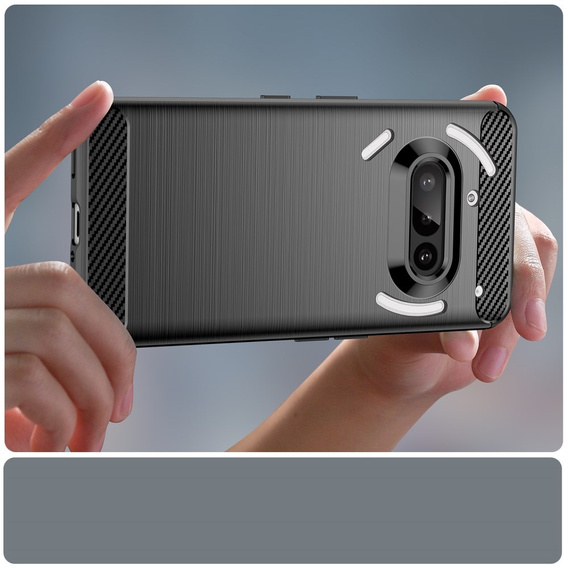 Case for Nothing Phone 3A, Carbon, black