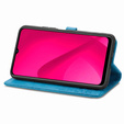 Flip case for T Phone 2 5G, Mandala, blue