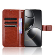 Flip case for Xiaomi 14T Pro, Crazy Horse Wallet, brown