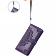Flip case for Motorola Moto G24 / G24 Power / G04, Mandala, purple