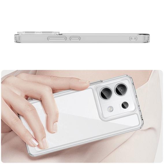 Case for Xiaomi Redmi Note 13 Pro 5G, Fusion Hybrid, transparent